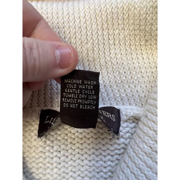 Vintage Knit Liberty Sweaters Medium Twin Moose Cabincore Heavy Knit Nordic - Picture 6 of 6